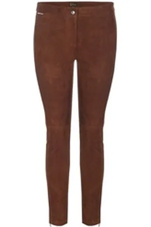Belstaff Lederhose Hose braun 34