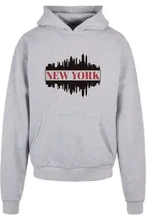 Merchcode Kapuzensweatshirt Herren New York Ultra Heavy Hoody (1-tlg) grau 3XL