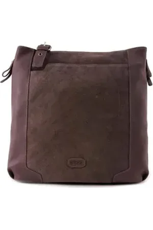 Bree Schultertasche Copenhagen 2 - Schultertasche in stone