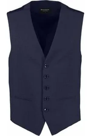 Benvenuto Anzugweste marine Modern Fit blau 110