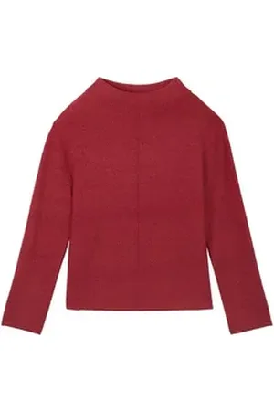 TOM TAILOR Stehkragenpullover rot XL