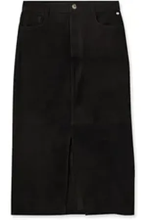 Mos Mosh A-Linien-Rock MMMella Suede Skirt 36