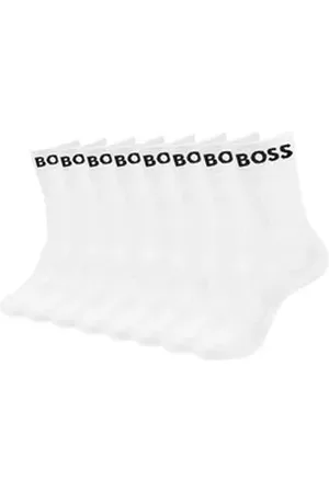 HUGO BOSS Sportsocken RS Sport CC (4-Paar) mit Logo am Bund weiß 47-50