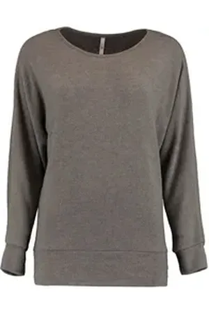 Hailys Langarmshirt Iz44zy (1-tlg) Plain/ohne Details grün XL