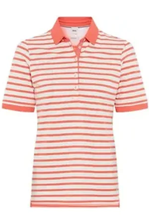Brax Poloshirt Damen Poloshirt Pique STYLE.CLEO (1-tlg) rot 40