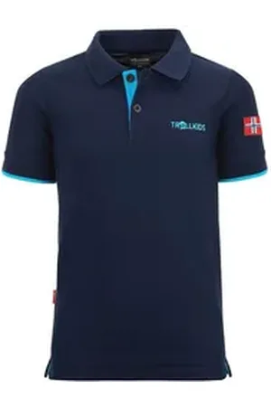 TROLLKIDS Poloshirt Bergen XT blau 116