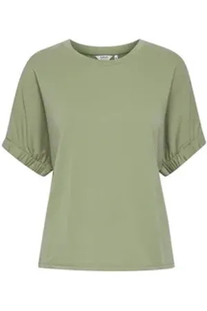 B YOUNG T-Shirt BYSILLANA - 20809820 Damen T-Shirt grün XXL