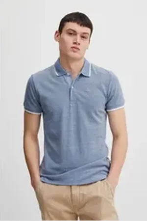 Casual Friday Poloshirt CFTristan - 20503969 Klassisches Poloshirt mit kleiner Stickerei blau S