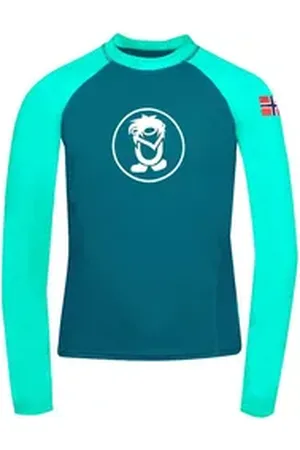 TROLLKIDS Longsleeve Kvalvika grün 140