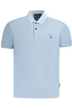 Napapijri Poloshirt Herren Kurzarm-Poloshirt Blau: Regular Fit L
