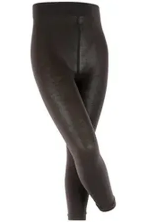 Falke Strickstrumpfleggings Active Warm (1 St) aus wärmender Merinowolle schwarz 122-128