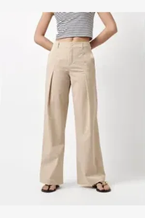 Rosner Culotte Mara_355 mit Bundfalten beige 44L32