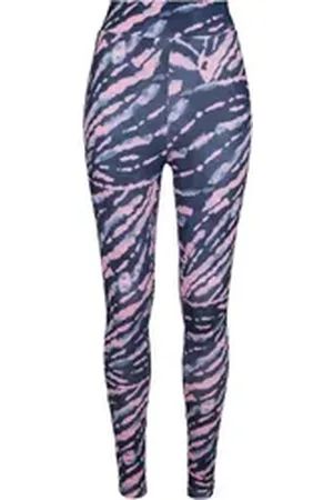 Urban classics Leggings Damen Ladies High Waist Tie Dye Leggings (1-tlg) braun S