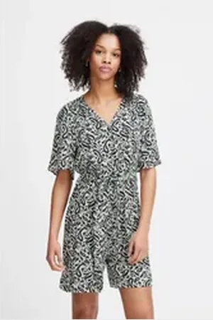 Ichi Jumpsuit IHMARRAKECH AOP JS5 blau M