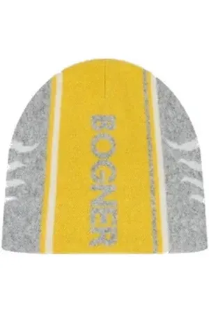 Bogner Strickmütze gelb