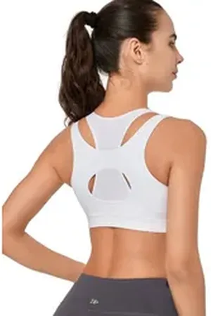 Yvette Ries Sport-BH Starker halt mit Vorderverschluss E100710A06 weiß XL