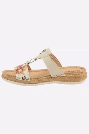 Fischer Pantolette Pantolette beige 39 EU