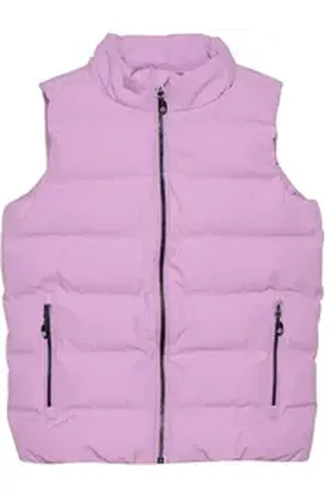 Color Kids Steppweste COWaist Coat Quilt - 741135 Weste mit Reißverschlusstaschen lila 128