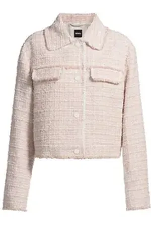 HUGO BOSS Jackenblazer Jetona (1-tlg) bunt|rosa 40