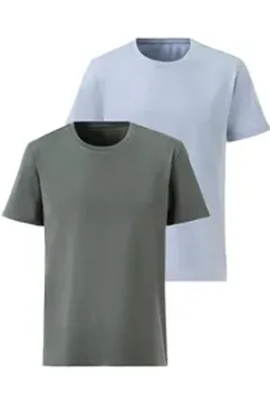 AUTHENTIC LE JOGGER T-Shirt (Packung, 2) Freizeitshirt aus 100% Baumwolle blau L (52/54)