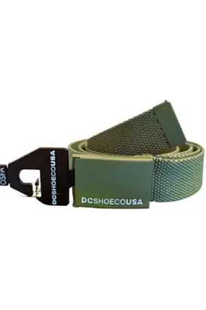 Dcshoes Synthetikgürtel Gürtel DC WEB BELT 3 individuell verstellbar grün