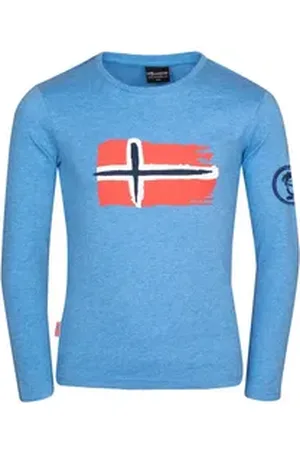 TROLLKIDS Longsleeve Oslo blau 128