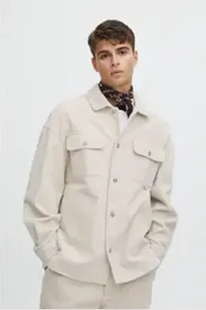 Casual Friday Kurzjacke CF August 0090 corduroy overshirt - 20504759 beige L