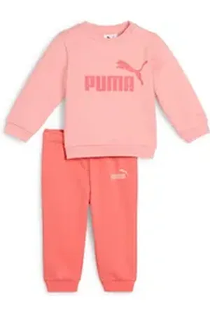 PUMA Trainingsanzug MINICATS ESS CREW SET FL INF (2-tlg) rosa 104