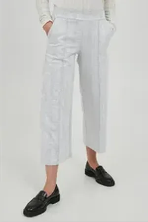 Ichi Culotte IHKATE HOUNDSCHECK PA2 - 20115781 Lange Culotte mit Muster grau XL