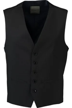 Benvenuto Anzugweste schwarz Modern Fit schwarz 110
