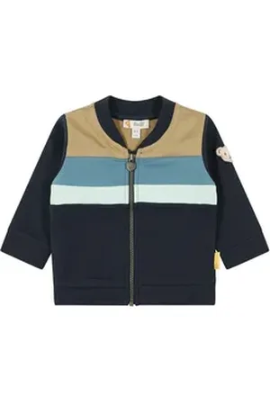 Steiff Strickjacke Sweatjacke Aligator Island blau 62