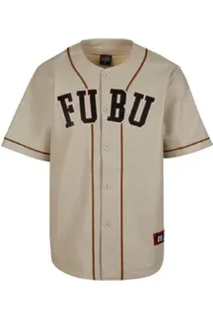 FUBU T-Shirt Herren FM233-007-1 College Leather Baseball Jersey (1-tlg) L