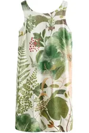Next Minikleid Kew Collection Mini-Etuikleid aus Leinen (1-tlg) beige 88 (GB: 16 Tall)