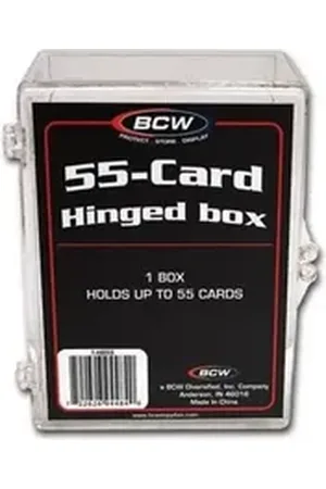 Bcw Supplies Sammelkarte Plastikkasten für 55 Karten