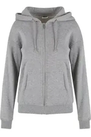 Urban classics Sweatjacke Damen Ladies Classic Zip Hoody (1-tlg) grau XXL