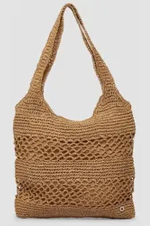 QS by s.Oliver Tragetasche Shopper aus Raffia braun