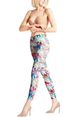 Falke Feinstrumpfleggings Exoticism 50 DEN (1 St) mit Design-Print bunt S