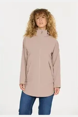 Weather Report Outdoorjacke Brittan im wetterfesten und wärmenden Design beige 50
