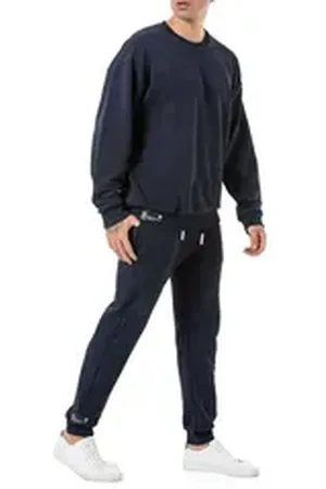 Redbridge Jogginganzug Batik Jogginganzug 2 teilig Jogginghose und Sweatshirt (Spar-Set, 2-tlg) blau XXL