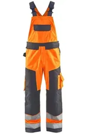 BLAKLADER BLÅKLADER Arbeitslatzhose High Vis Latzhose (1-tlg) gelb|schwarz 144 (90)