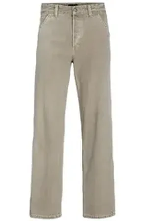 JACK & JONES Loose-fit-Jeans JJIEddie JJWorker (1-tlg) grün 27