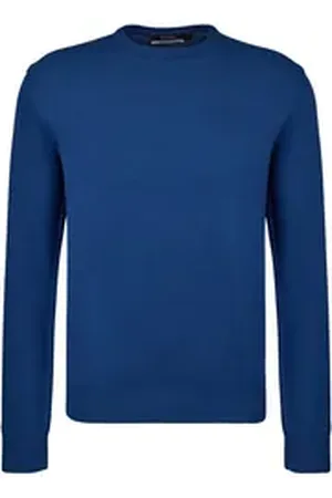 Digel Rundhalspullover Faros 1/1 (1-tlg) blau L