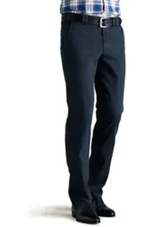 Meyer 5-Pocket-Jeans Roma aus Stretch-Denim mit Dehnbund blau 30