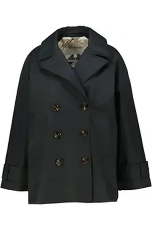 Barbour Trenchcoat Damen Jacke MAISY SHOWERPROOF Oversized Fit schwarz 36