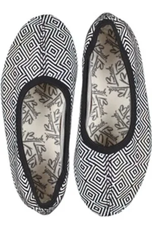 Beck Schläppchen Silver Star Gymnastikschuh (bis Gr. 42 erhältlich, für Sport und Zuhause) mit rutschfester Gummi-Laufsohle schwarz 39 EU