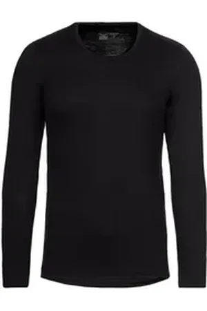 Trigema Longsleeve Sportshirt aus Merinowolle (1-tlg) schwarz S