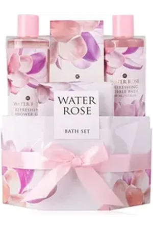accentra Hautreinigungs-Set 600 ml, 4-tlg., Geschenkset in Geschenkbox Water Rose