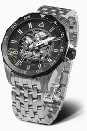Vostok Automatikuhr Geležinis Vilkas – Skelettuhr, 46 mm Gehäuse, 225E764, sportlich-elegantes Design