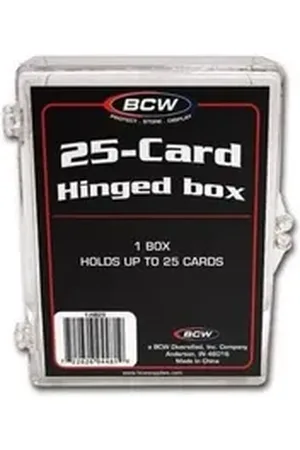 Bcw Supplies Sammelkarte Plastikkasten für 25 Karten