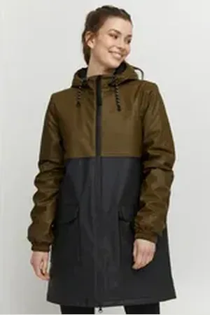 B YOUNG Regenjacke BYAVAN JACKET - 20811768 grün 40